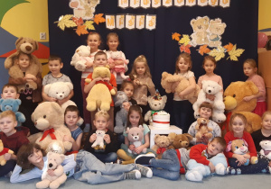Wspólne zdjęcie z misiami