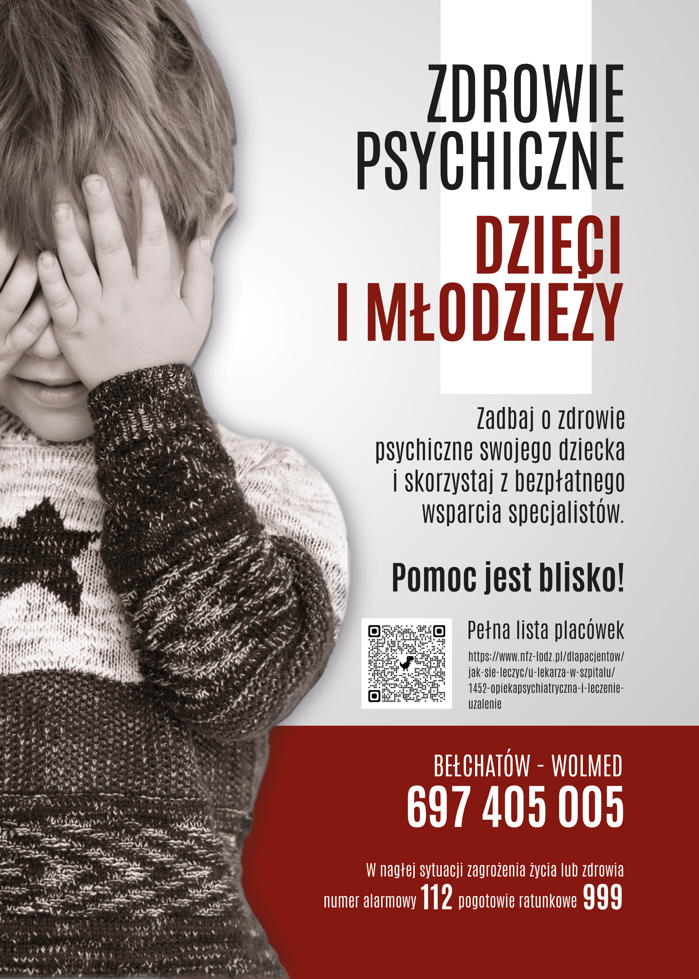 Zdrowie psychiczne dzieci- plakat