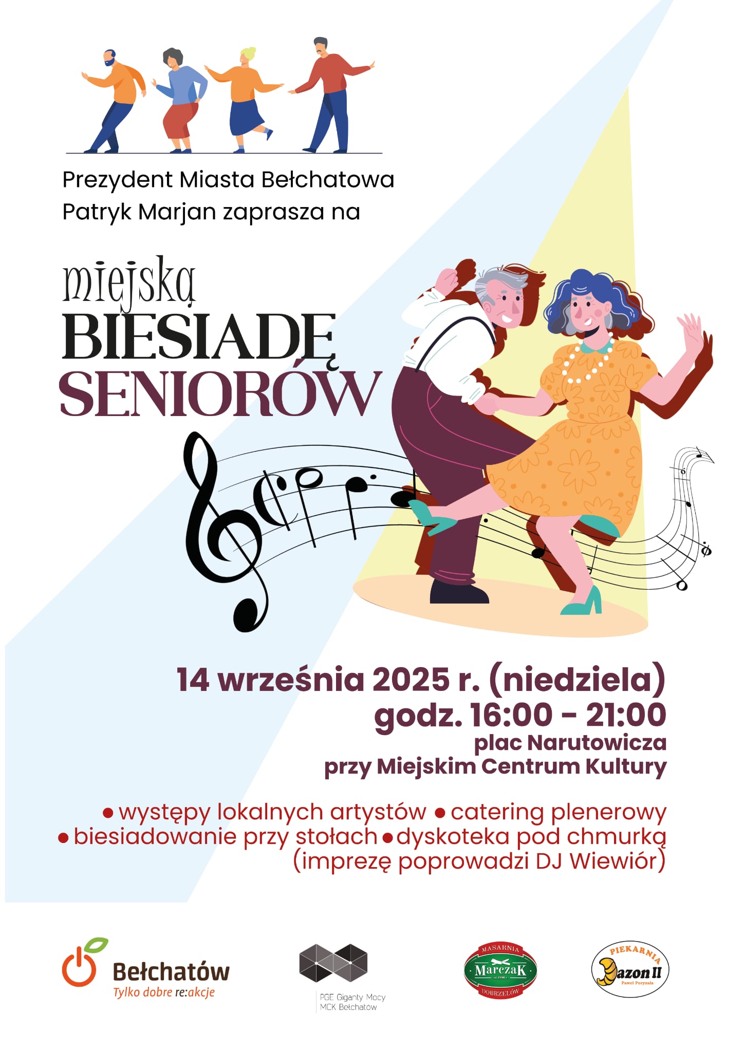 Biesiada seniorów plakat