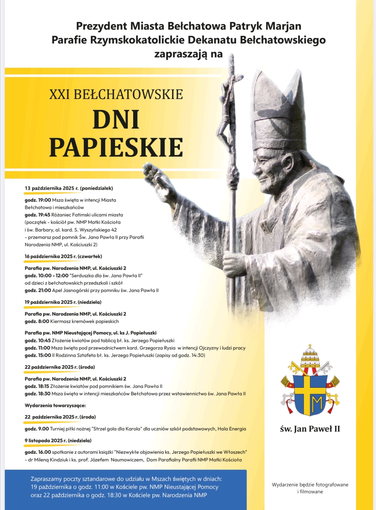 dni papieskie plakat