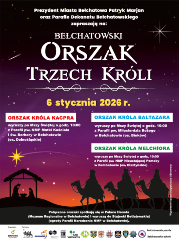 orszak trzech kr&oacute;li- plakat