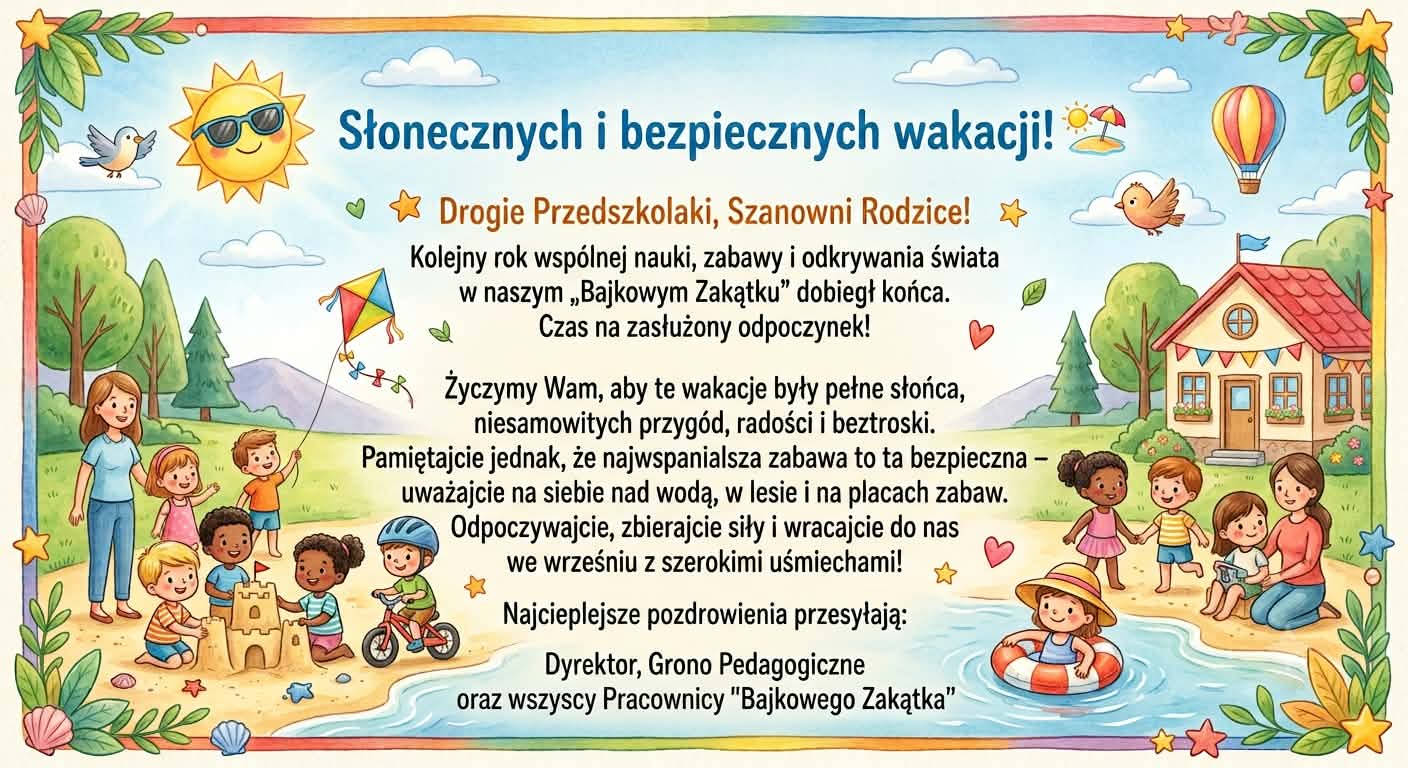wakacje plakat