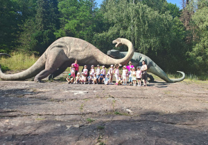 zdjęcie grupowe w zoo