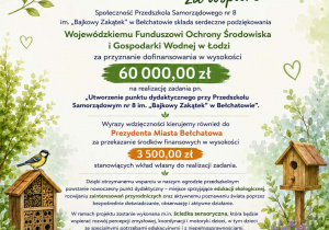 podziękowania plakat