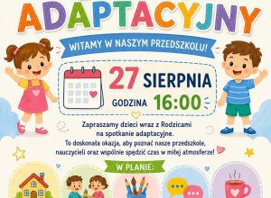Zapraszamy na Dzień Adaptacyjny!