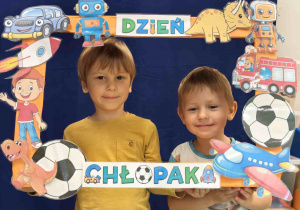 Zdjęcie chłopców w ramce