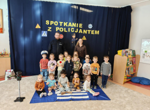 Bezpieczny przedszkolak - spotkanie z policjantami